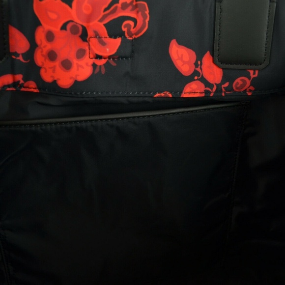 NWT Tory Burch Large ELLA Black Mountain Paisley - Picture 6 of 8